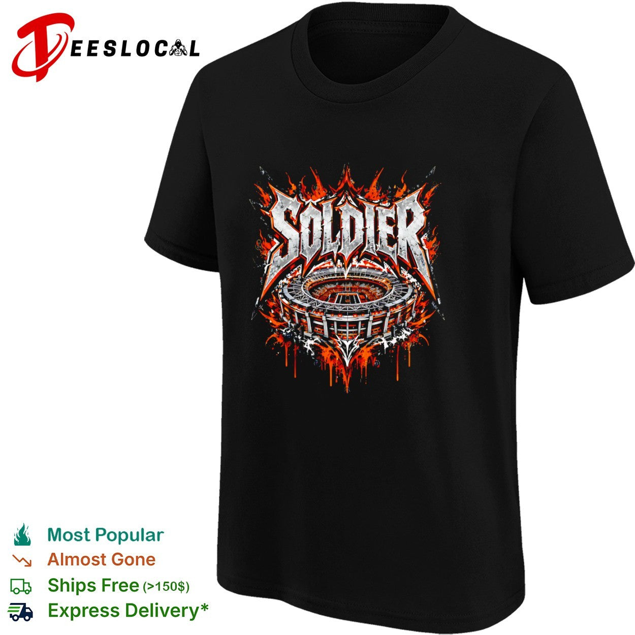 Soldier Field Chicago Bears Stadium Metal Football shirt