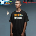 Somerset Patriots Beer and Baseball Green St Pattys Shirt
