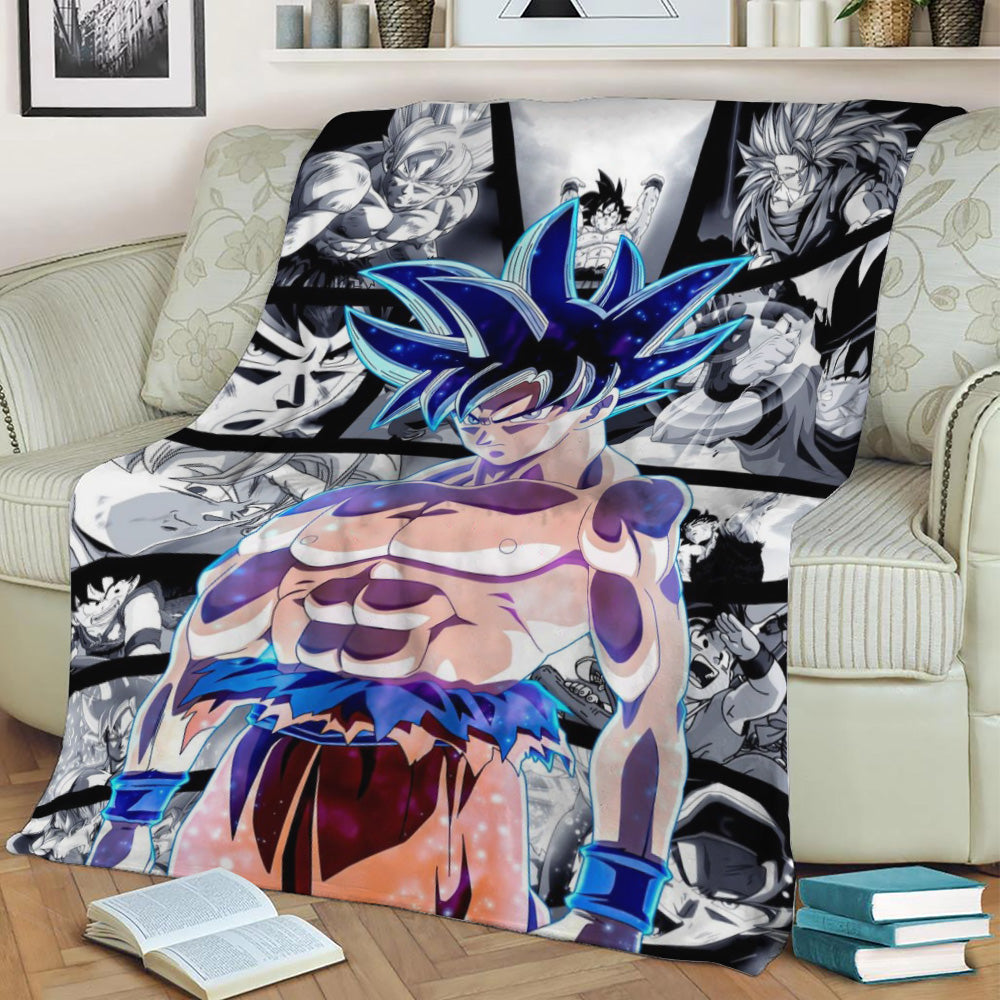 Son Goku Fleece Throw Blanket