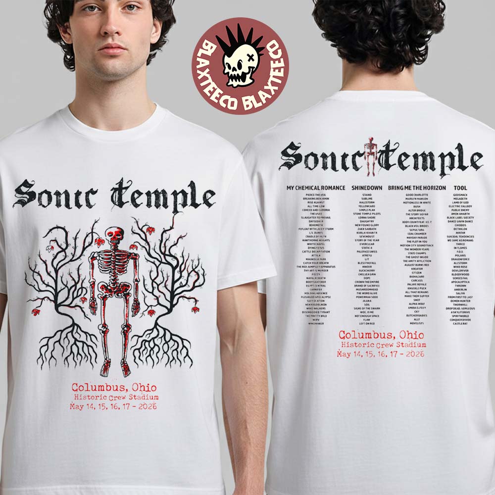 Sonic Temple 2026 Festival Merch In Columbus Ohio At Art And Music Festival On May 14 -17 2026 Wilted T-Shirt