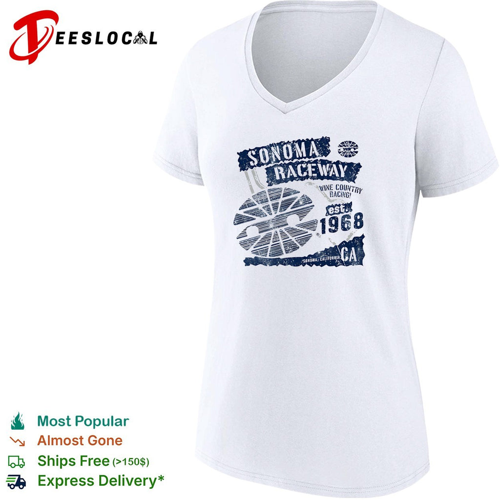 Sonoma Raceway wine country racing est 1968 California distressed vintage shirt