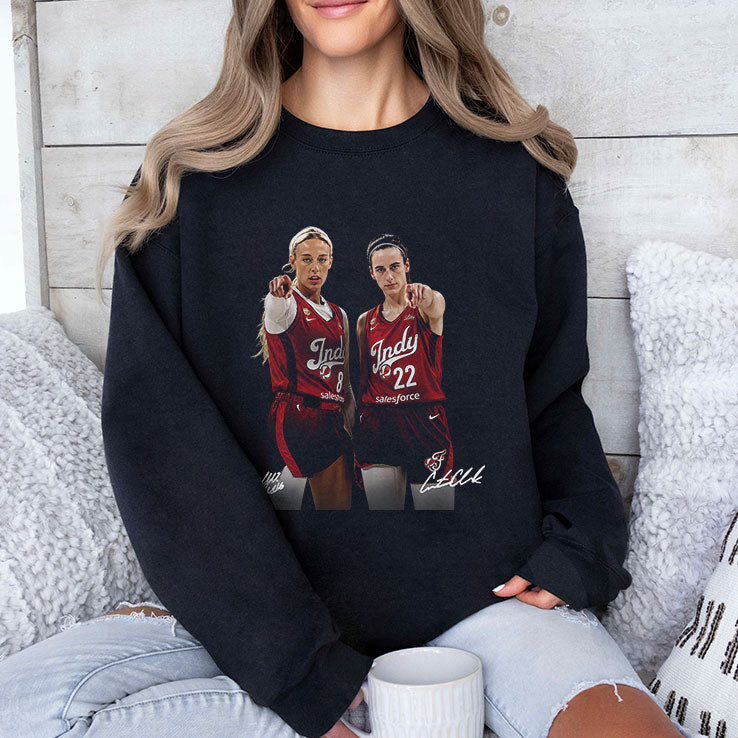 Sophie Cunningham And Caitlin Clark Indy T Shirt