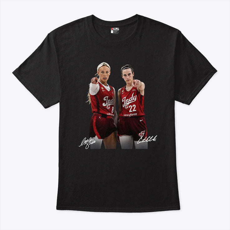 Sophie Cunningham And Caitlin Clark Indy T Shirt