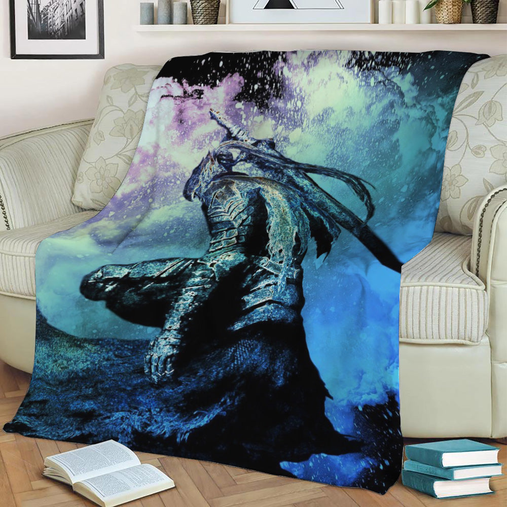 Soul of Artorias Fleece Throw Blanket