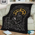 Soul of Cinder Dark souls Fleece Throw Blanket