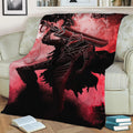 Soul of the Berserker Fleece Throw Blanket