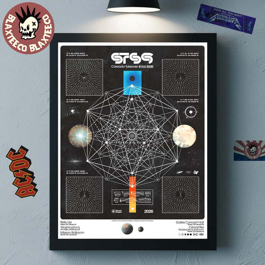 Sound Tribe Sector 9 STS9 X Conscious Alliance Colorado Takeover 2026 Official Poster Canvas For Home Decor
