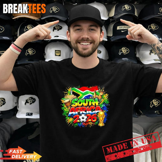 South Africa North America Soccer Tournament 2026 T-Shirt
