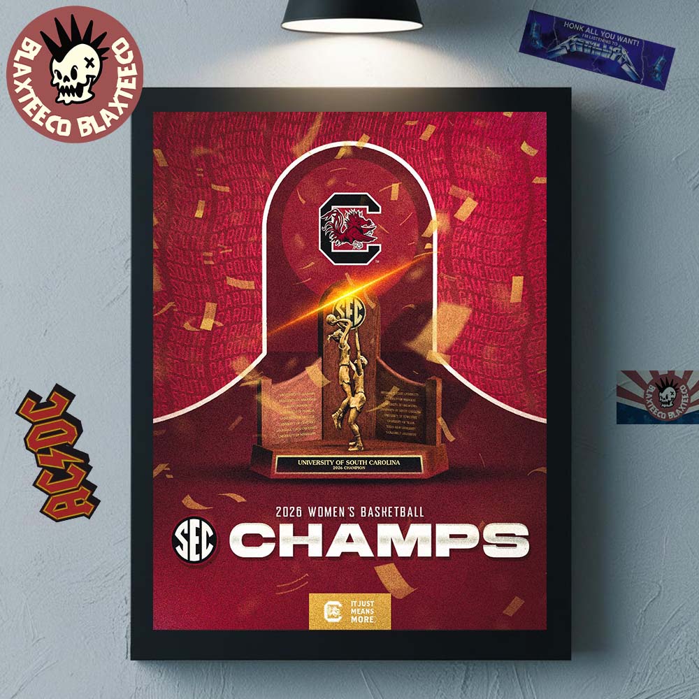 South Carolina Gamecocks Women’s Basketball 2026 SEC Regular Season Champions Another One It Just Means More Decor Poster Canvas