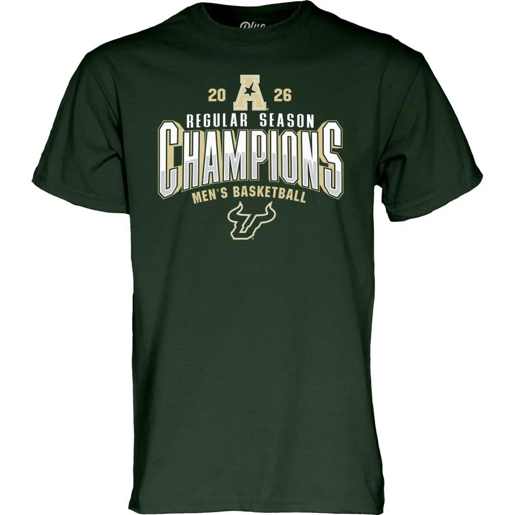 South Florida Bulls 2026 AAC Men’s Basketball Regular Season Champions Locker Room Shirt