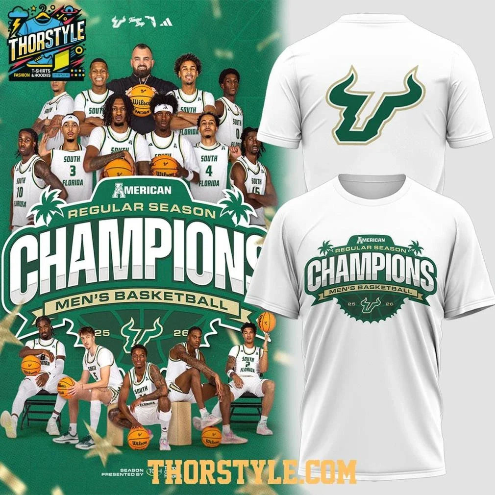 South Florida Bulls Regular Season Champions 2026 Celebration Shirt