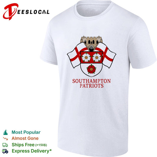 Southampton Patriots floral logo shirt