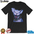 Sphynx cat spiky collar no soul shirt