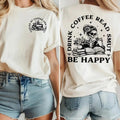Spicy Book Fueled Coffee Smut Double Sided Smut Lovers Books Coffee Lovers T-Shirts