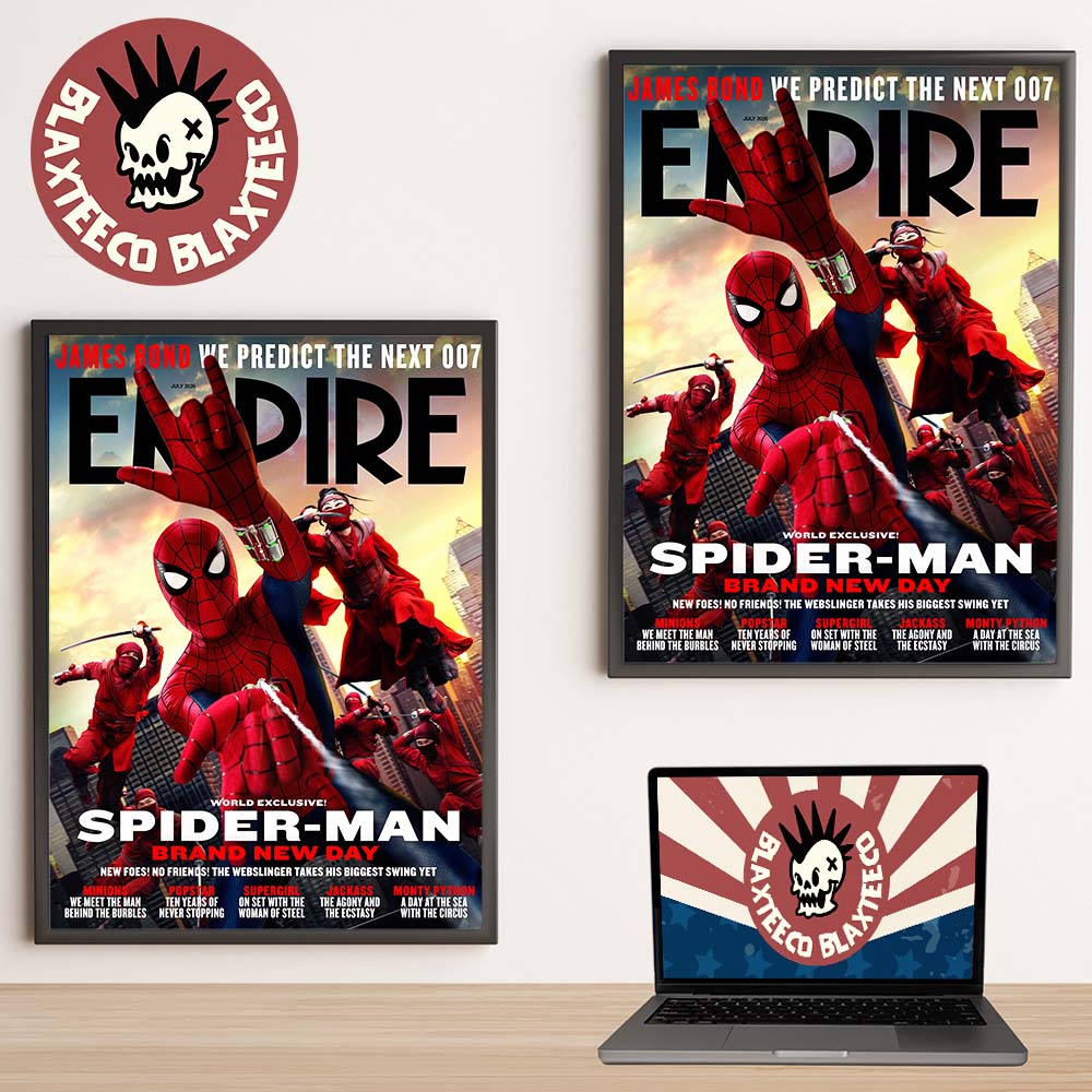 Spider-Man Brand New Day X Empire Magazine Cover The Webslinger Takes His Biggest Swing Yet Home Decor Poster Canvas