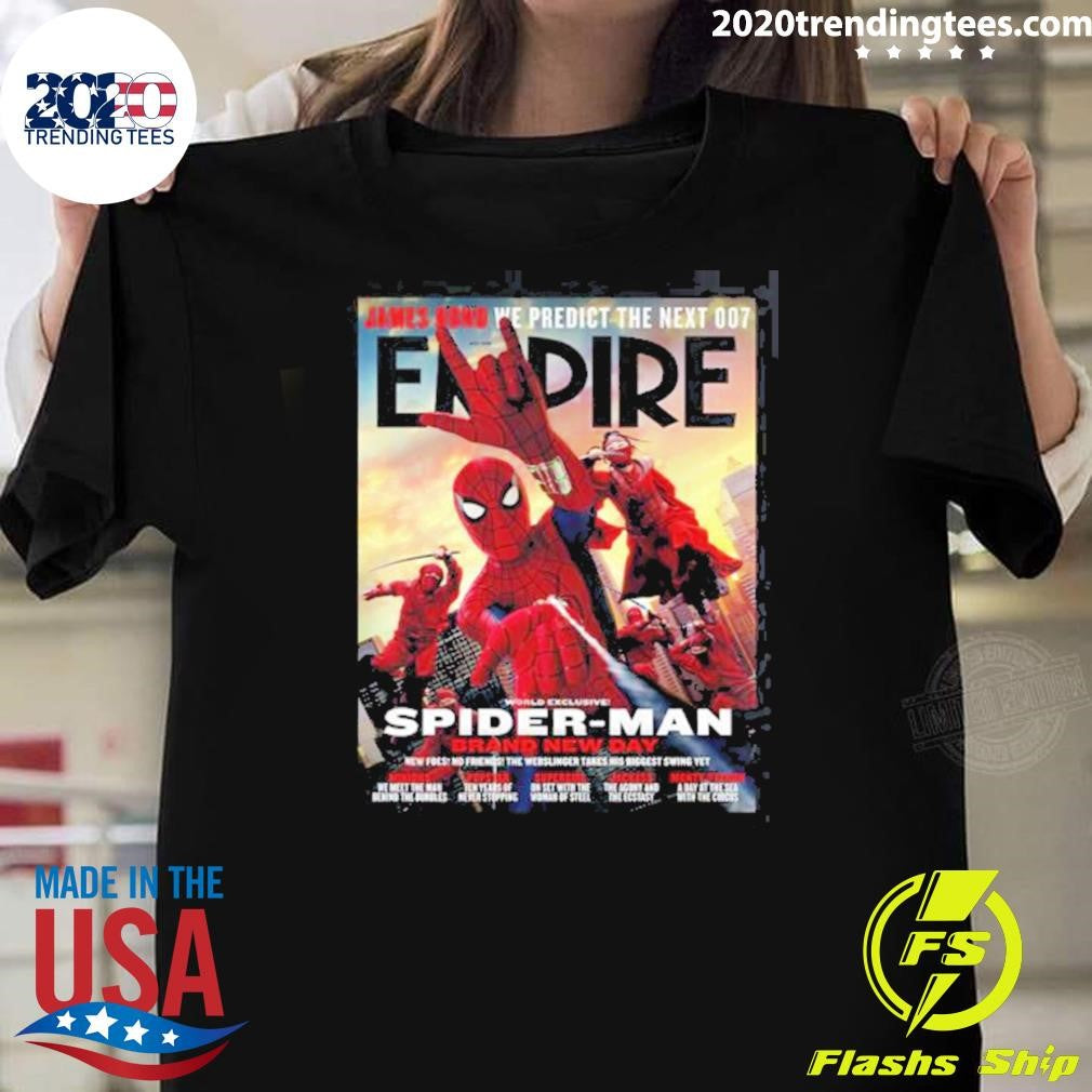 Spider-Man Brand New Day X Empire Magazine Cover The Webslinger Takes His Biggest Swing Yet Shirt