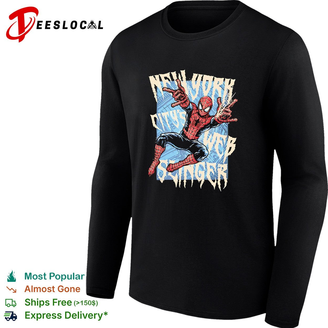 Spider-Man New York Citys Web Slinger Marvel Comics Superhero Action Movie shirt