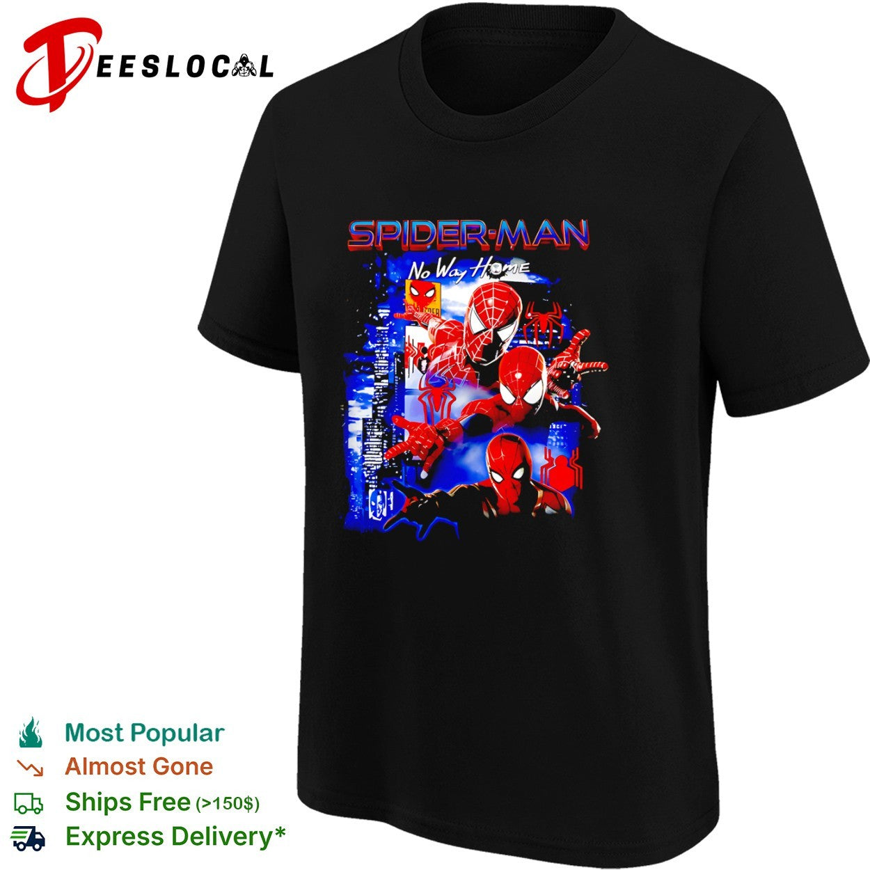 Spider Man No Way Home Tobey Maguire Andrew Garfield Tom Holland Marvel Hero shirt