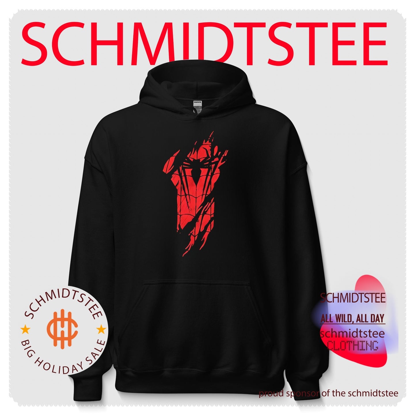 Spider Man damaged battle suit graphic shirt
