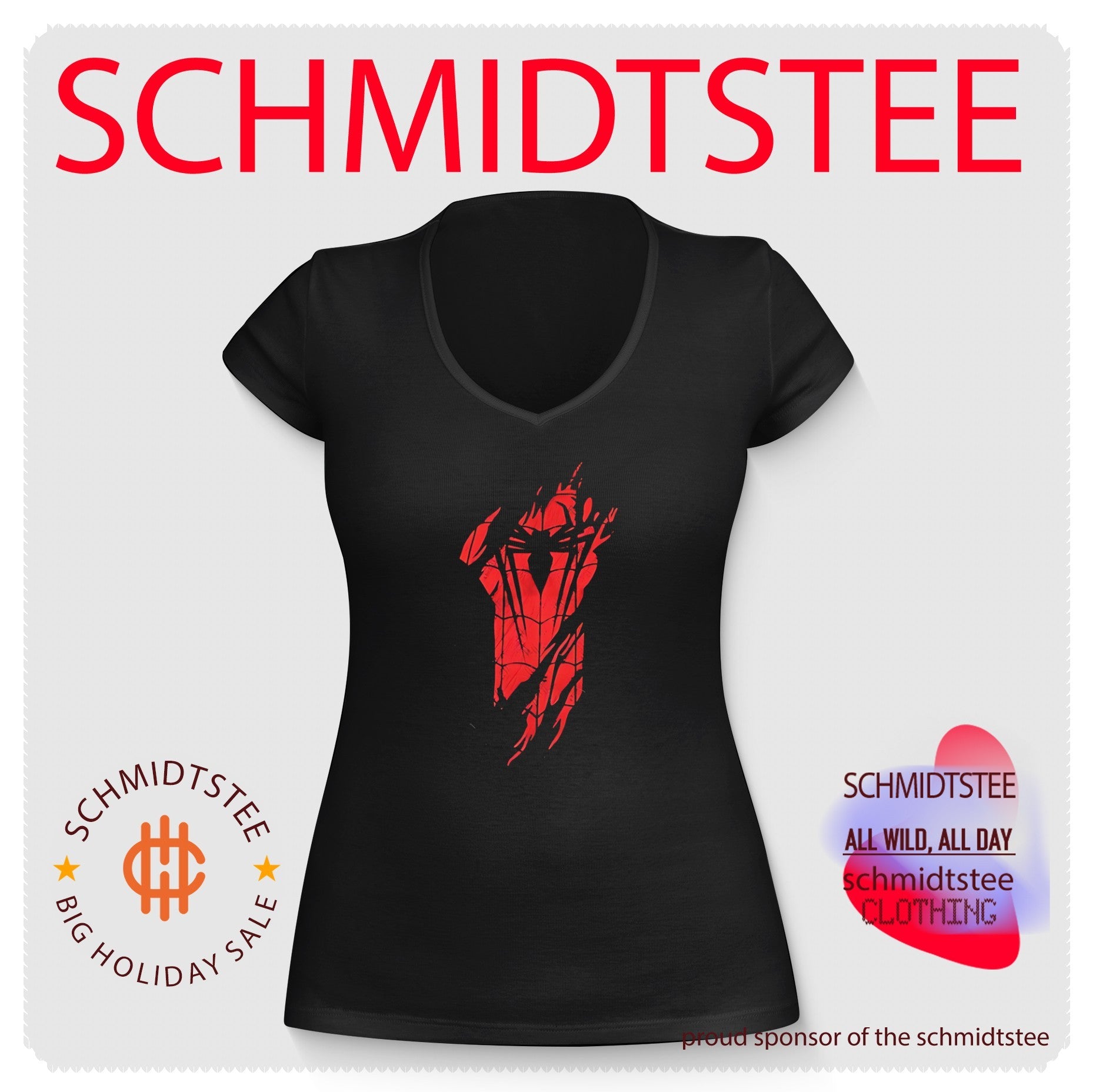 Spider Man damaged battle suit graphic shirt