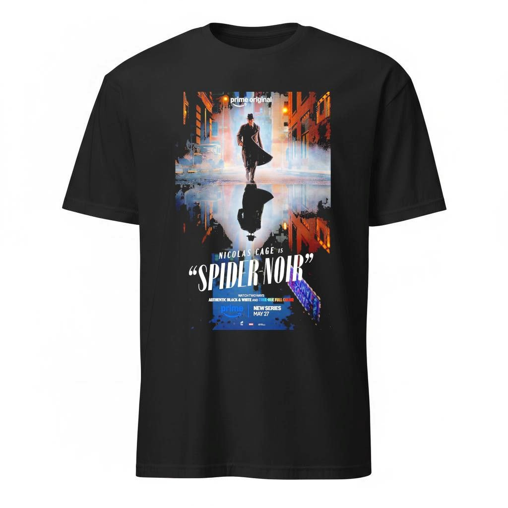 Spider-Noir Official Poster For Trailer Spider Noir Released February 13 2026 Shirt