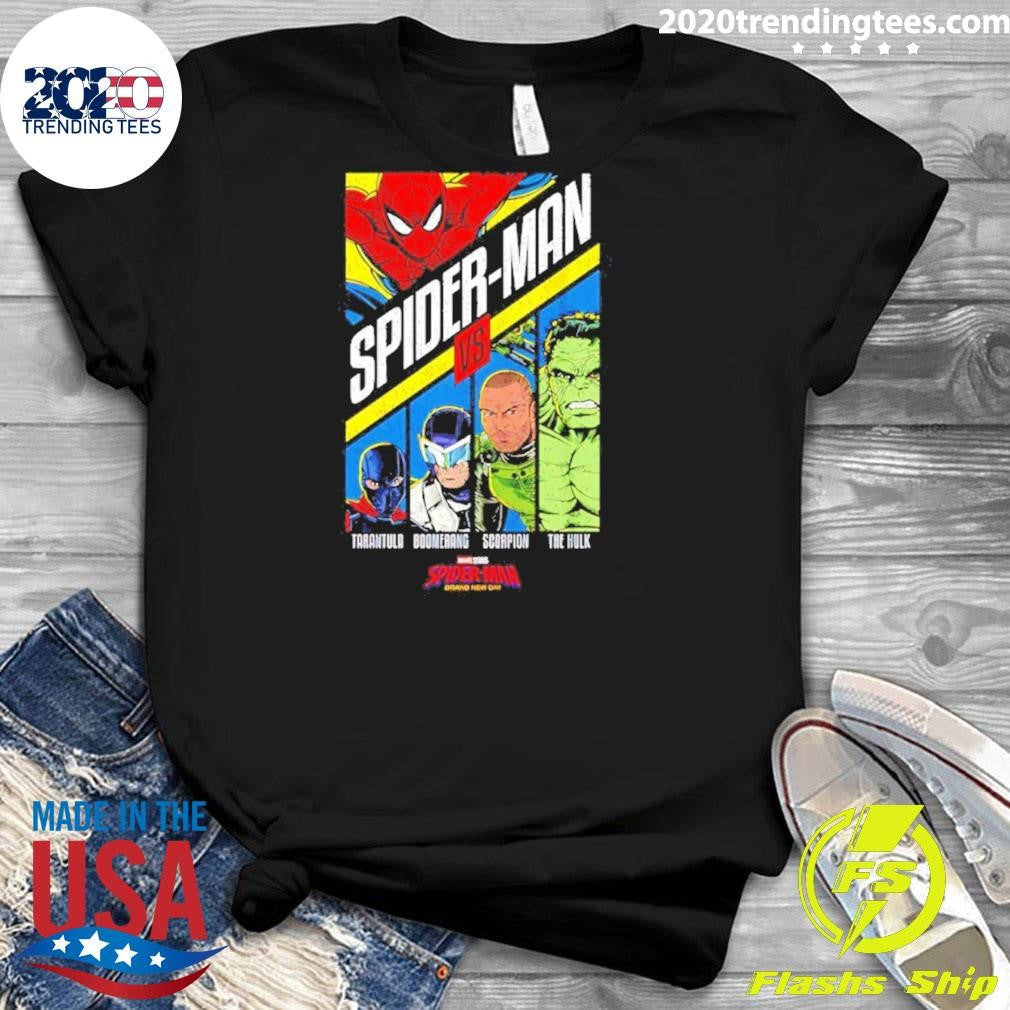 Spider-man Vs Tarantula Boomerang Scorpion The Hulk Shirt