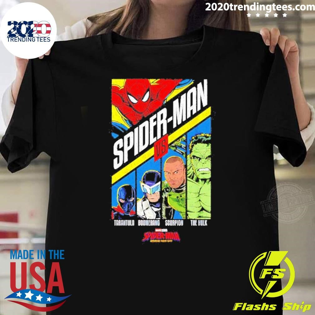 Spider-man Vs Tarantula Boomerang Scorpion The Hulk Shirt