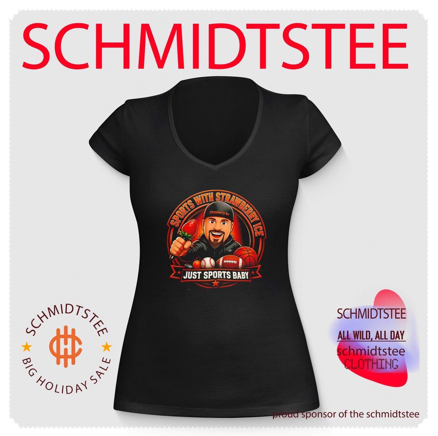 Sports with Strawberry Ice Just Sports Baby shirt