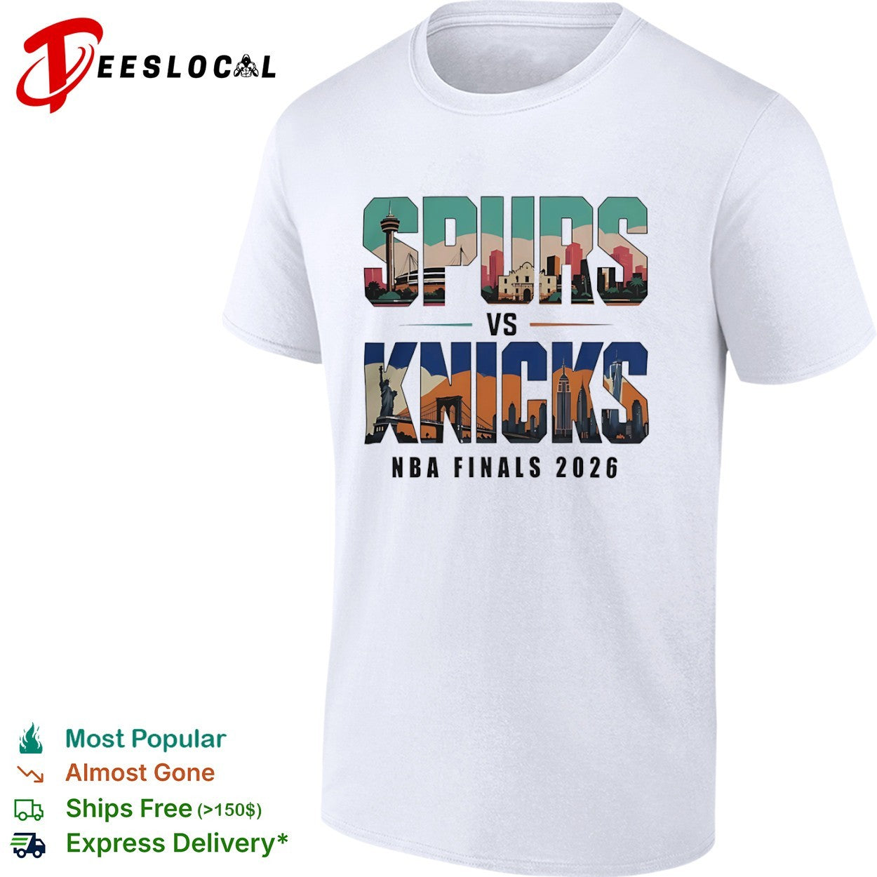 Spurs vs Knicks NBA Finals 2026 San Antonio Spurs vs New York Knicks championship shirt