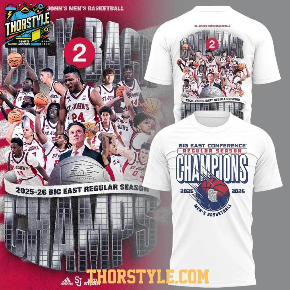 St John’s Red Storm Big East 2026 Regular Season Champions Shirt
