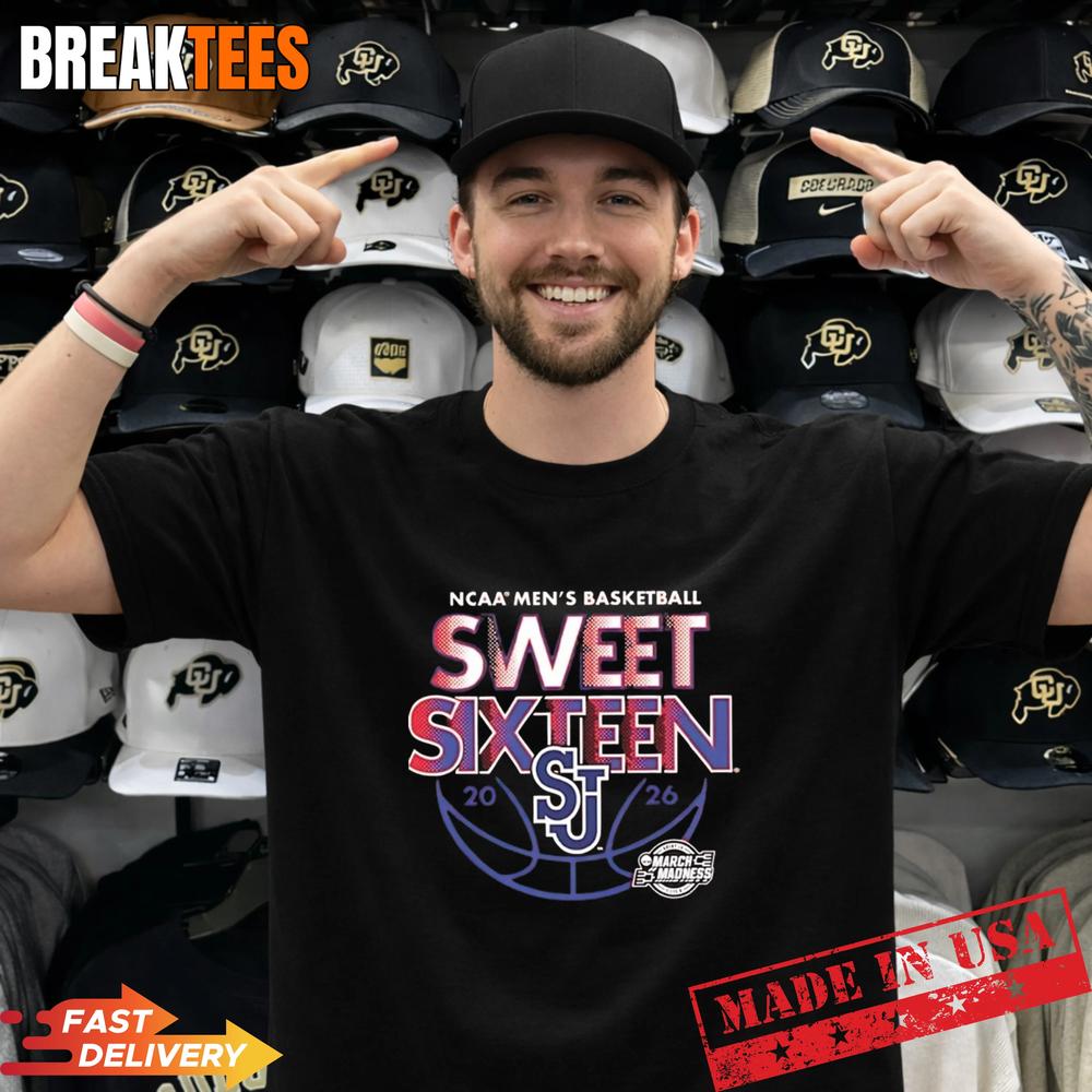 St John’s Red Storm Sweet Sixteen 2026 NCAA Men’s Basketball logo T-Shirt