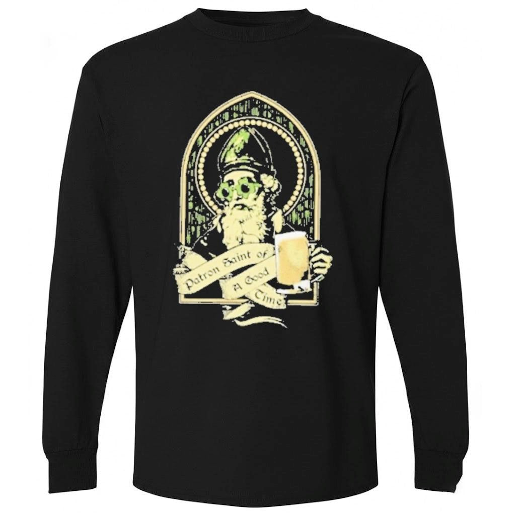 St Patricks Day Patron Saint Of A Good Time Beer Shirt