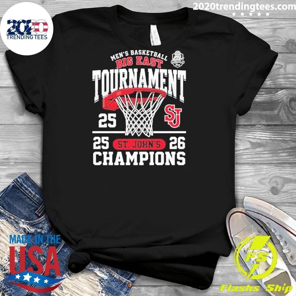St. John’s Red Storm Men’s Basketball 2026 Big East Tournament Champions Shirt