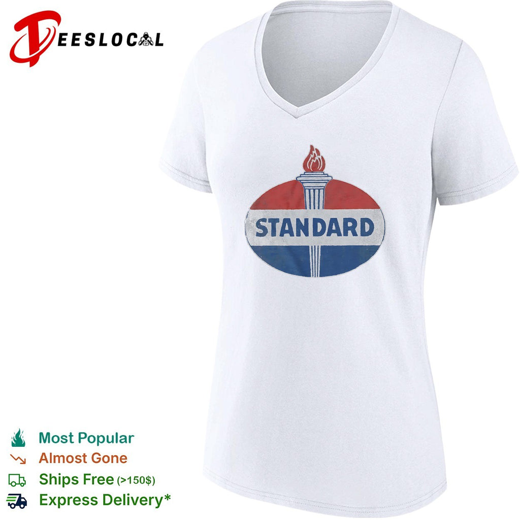 Standard Oil Company torch logo emblem retro corporate branding identity icon shirt
