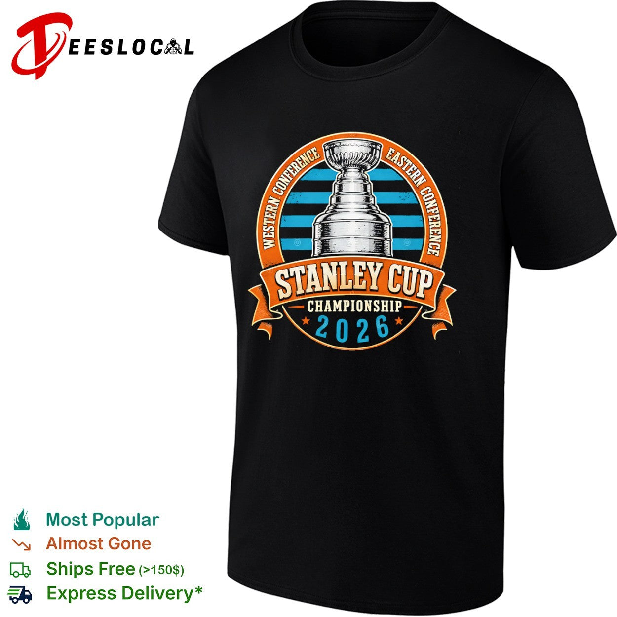 Stanley Cup Championship 2026 Western Conference Eastern Conference NHL shirt