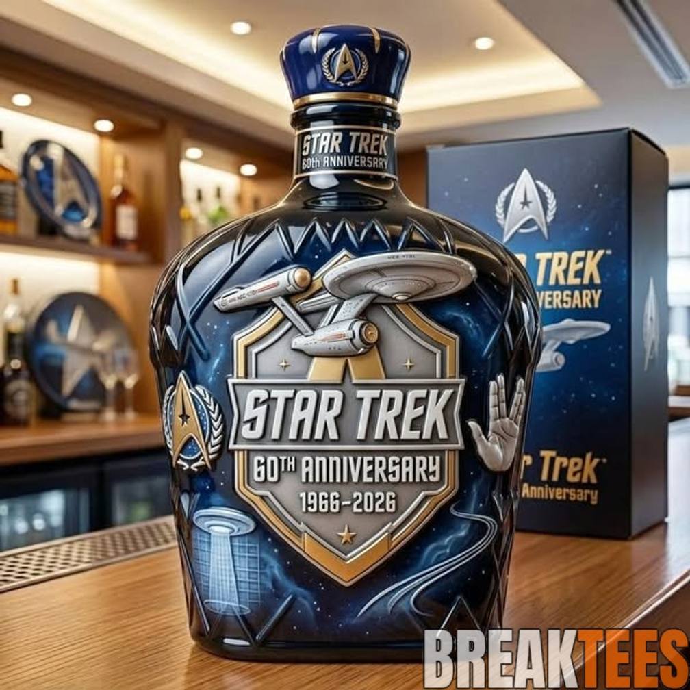 Star Trek 60th Anniversary Commemorative Whiskey Bottle