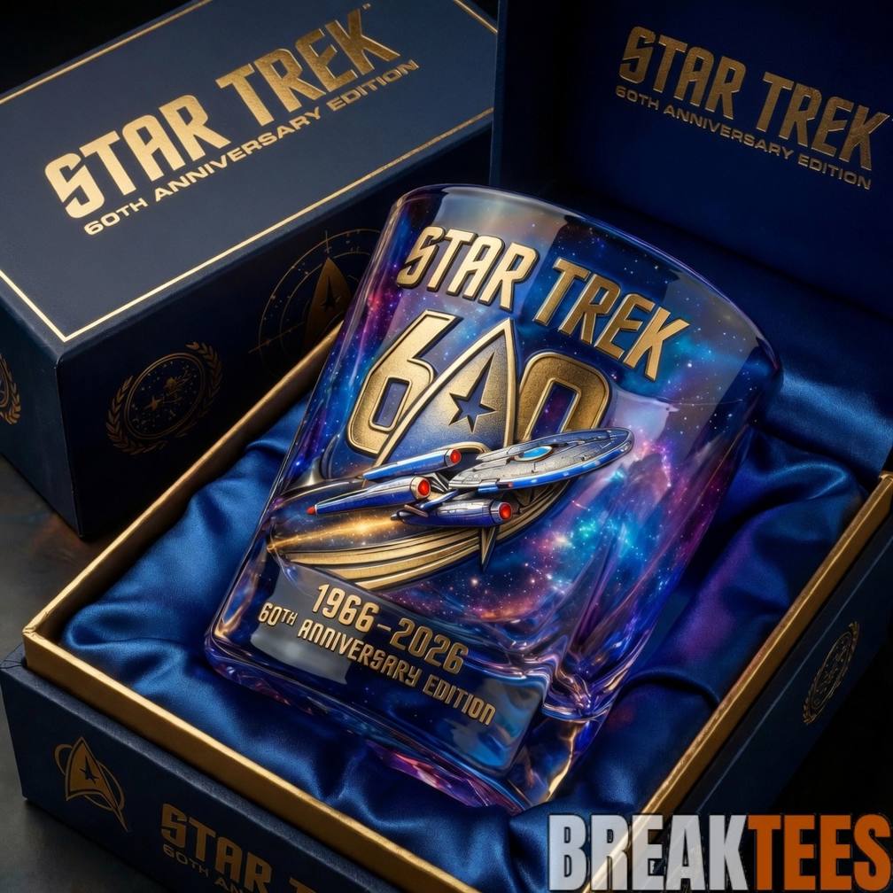 Star Trek 60th Anniversary Commemorative Whiskey Glass