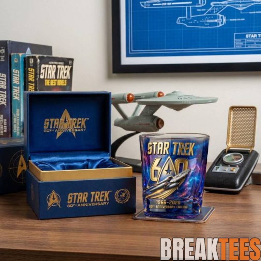 Star Trek 60th Anniversary Commemorative Whiskey Glass