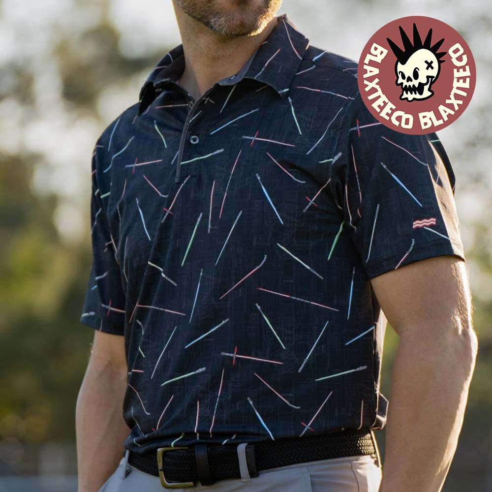 Star Wars RSVLTS Classic Lightsabers A Cut Above the Ordinary All Day Polo Shirt