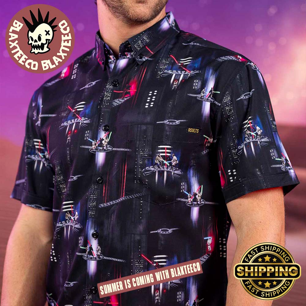 Star Wars RSVLTS Jedi Vs Sith Showdowns We’ll Handle This Button Short Sleeve Hawaiian Shirt