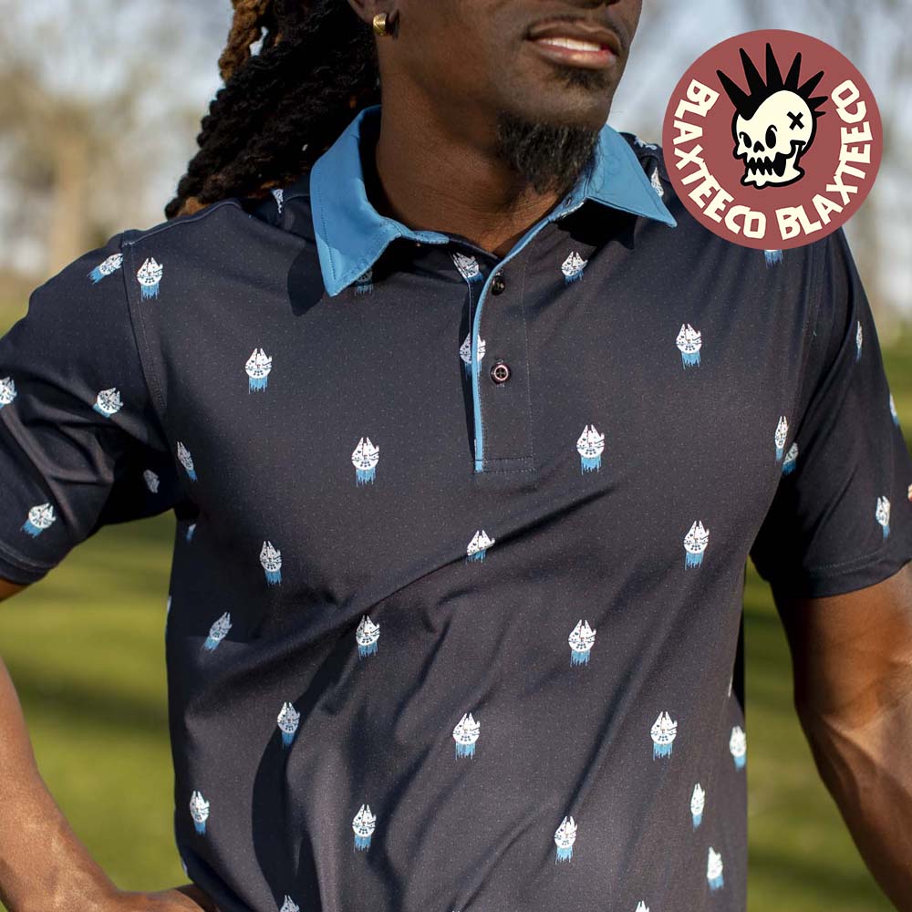 Star Wars RSVLTS Millennium Falcon 12 Parsecs All Day Polo Shirt