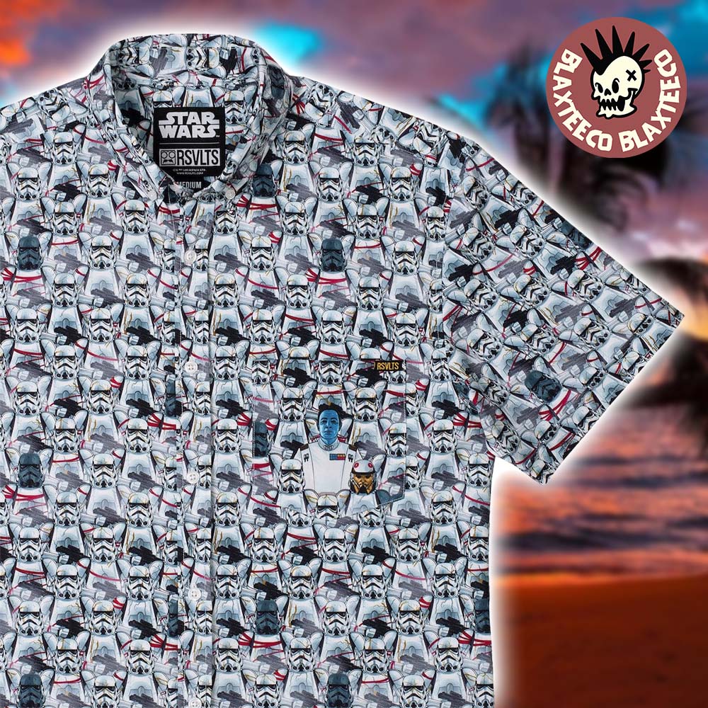 Star Wars RSVLTS Thrawn’s Pawns Button Short Sleeve Hawaiian Shirt