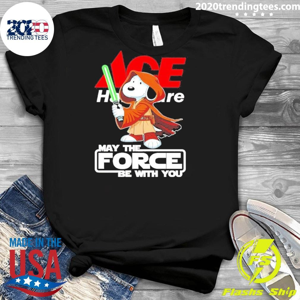 Star Wars Snoopy Ace Hardware May The Force Be With You Shirt