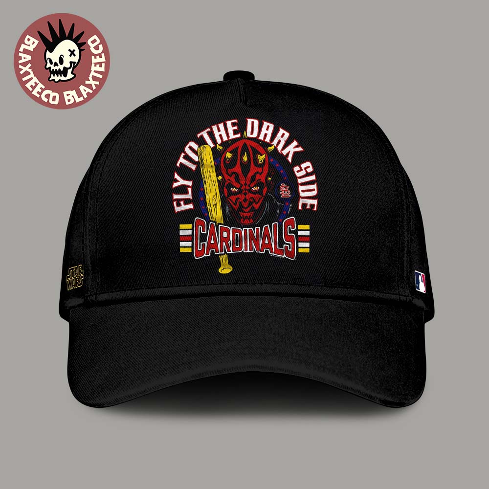 Star Wars X MLB 2026 Star Wars Day St. Louis Cardinals Dark Side Darth Maul Fly To The Dark Side Cap Hat Snapback