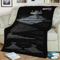 Star Destroyer Fleece Throw Blanket