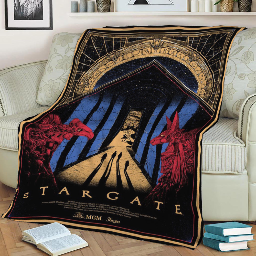 Stargate Alternative Fleece Throw Blanket
