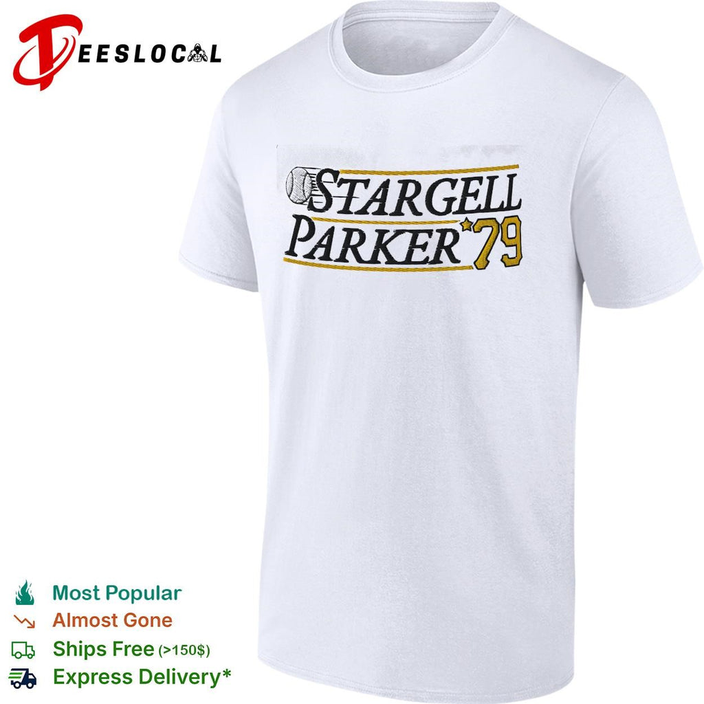 Stargell Parker 1979 Pittsburgh Pirates World Series champions vintage shirt