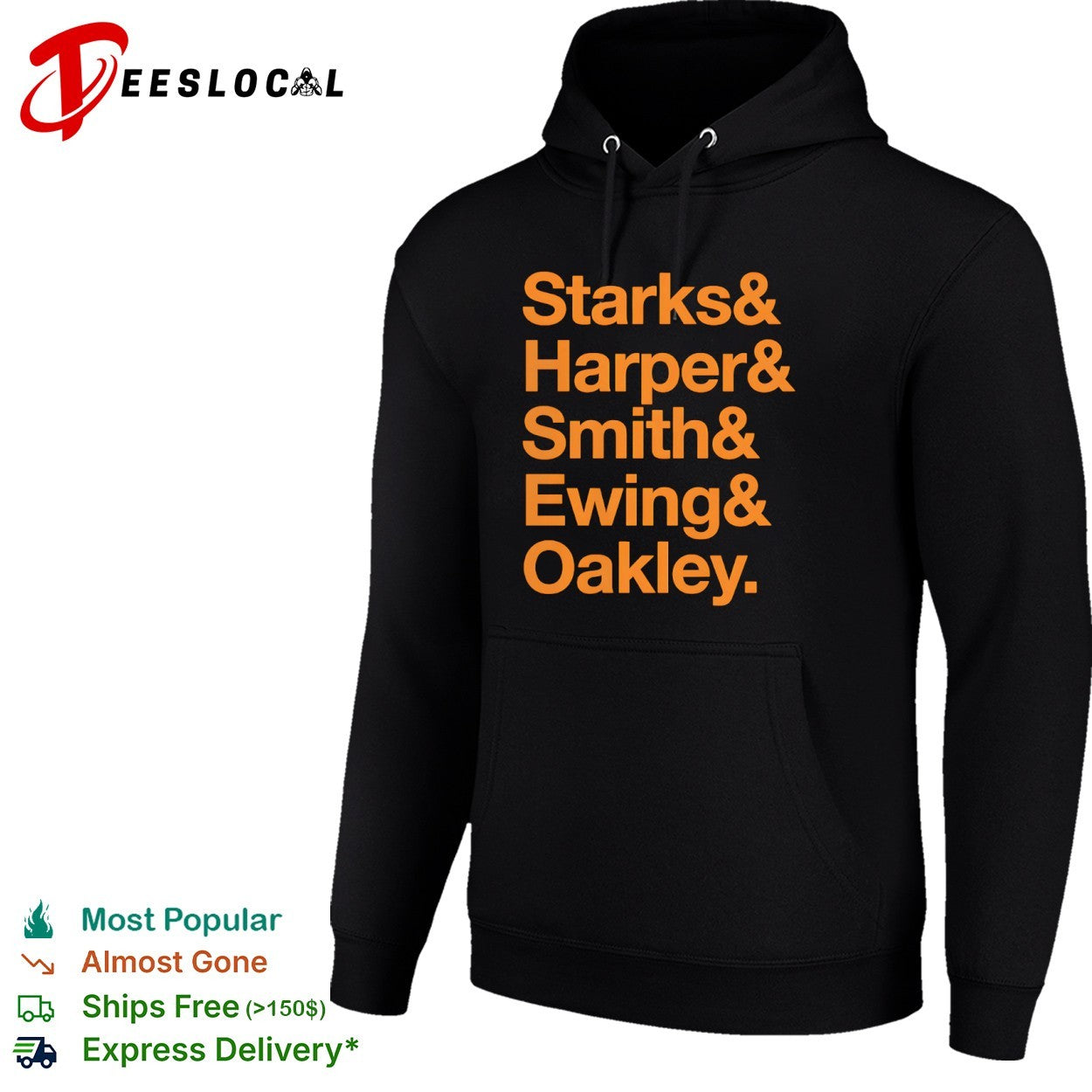 Starks Harper Smith Ewing Oakley New York Knicks 1990s Basketball Roster shirt