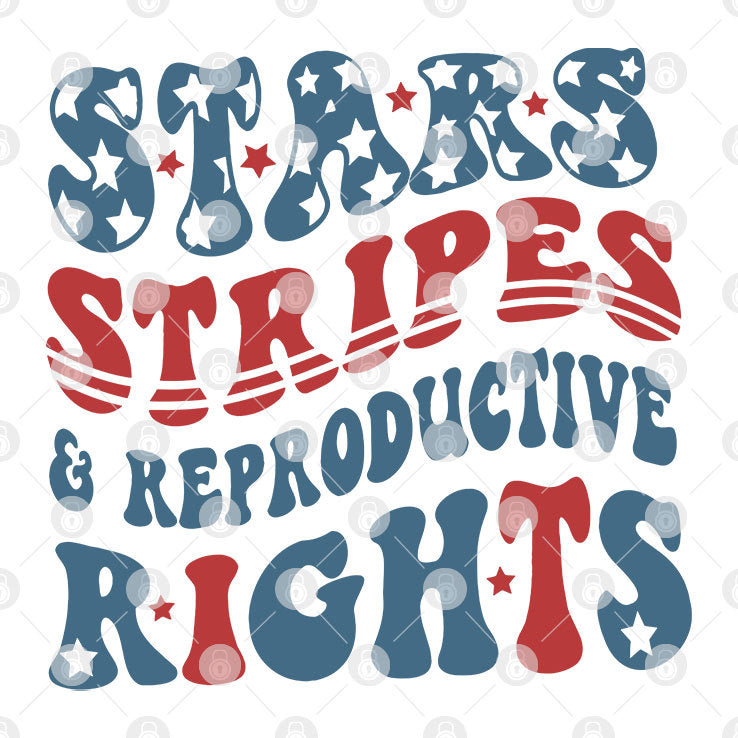 Stars and Stripes and Reproductive Rights T Shirt