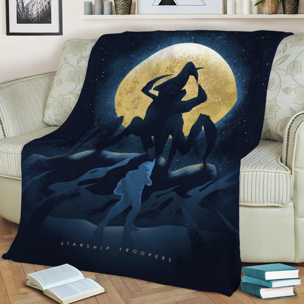 Starship Troopers Fleece Throw Blanket
